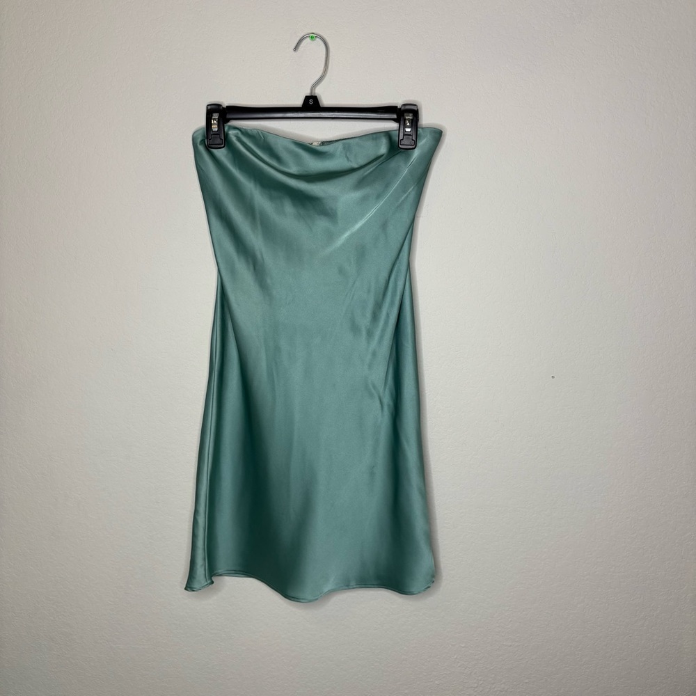 Lavender Brown Teal Seafoam Mini Slip Dress